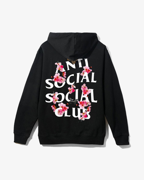 ASSC KKOCH CHERRY BLOSSOM BLACK HOODIE -
