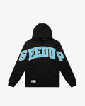 GEEDUP TEAM LOGO HOODIE BLACK BABY BLUE 2.0 (NEW)