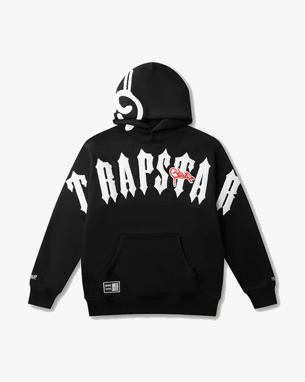 GEEDUP X TRAPSTAR HANDSTYLE X IRONGATE ARCH HOODIE BLACK