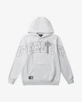 GEEDUP X TRAPSTAR TEAM LOGO X IRONGATE T HOODIE WHITE MARLE GREY