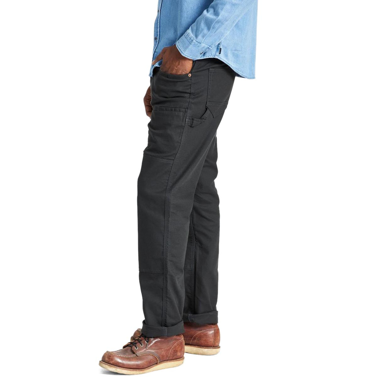 Brixton Builders Carpenter Pants - Washed Black