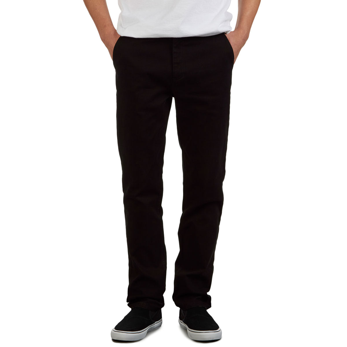 CCS Slim Stretch Chino Pants - Black