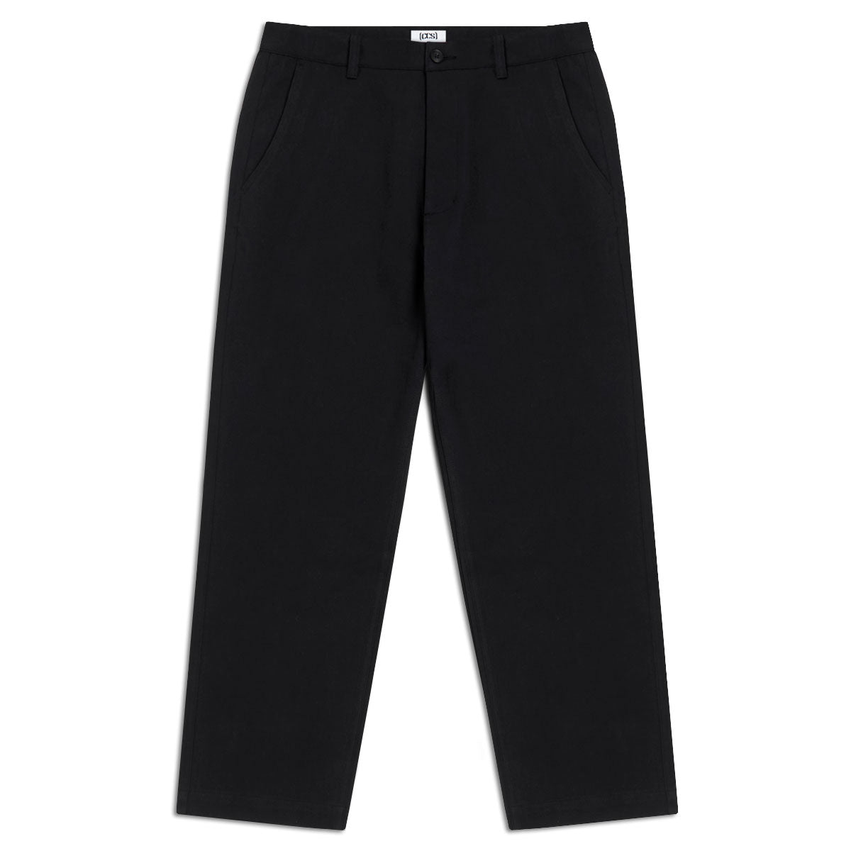 CCS Wide Leg Chino Pants - Black