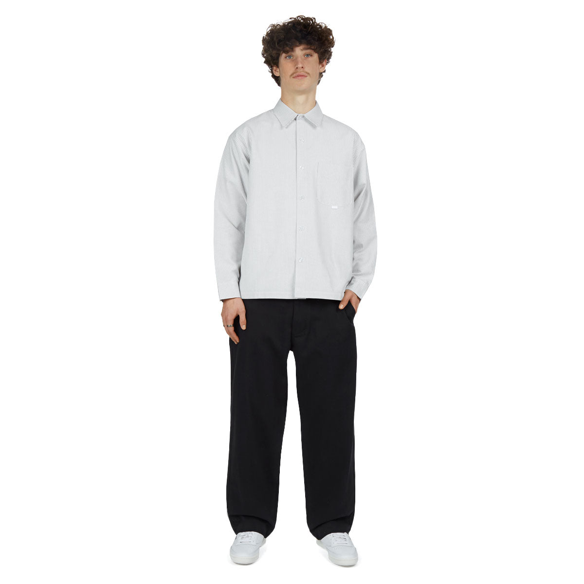 CCS Wide Leg Chino Pants - Black