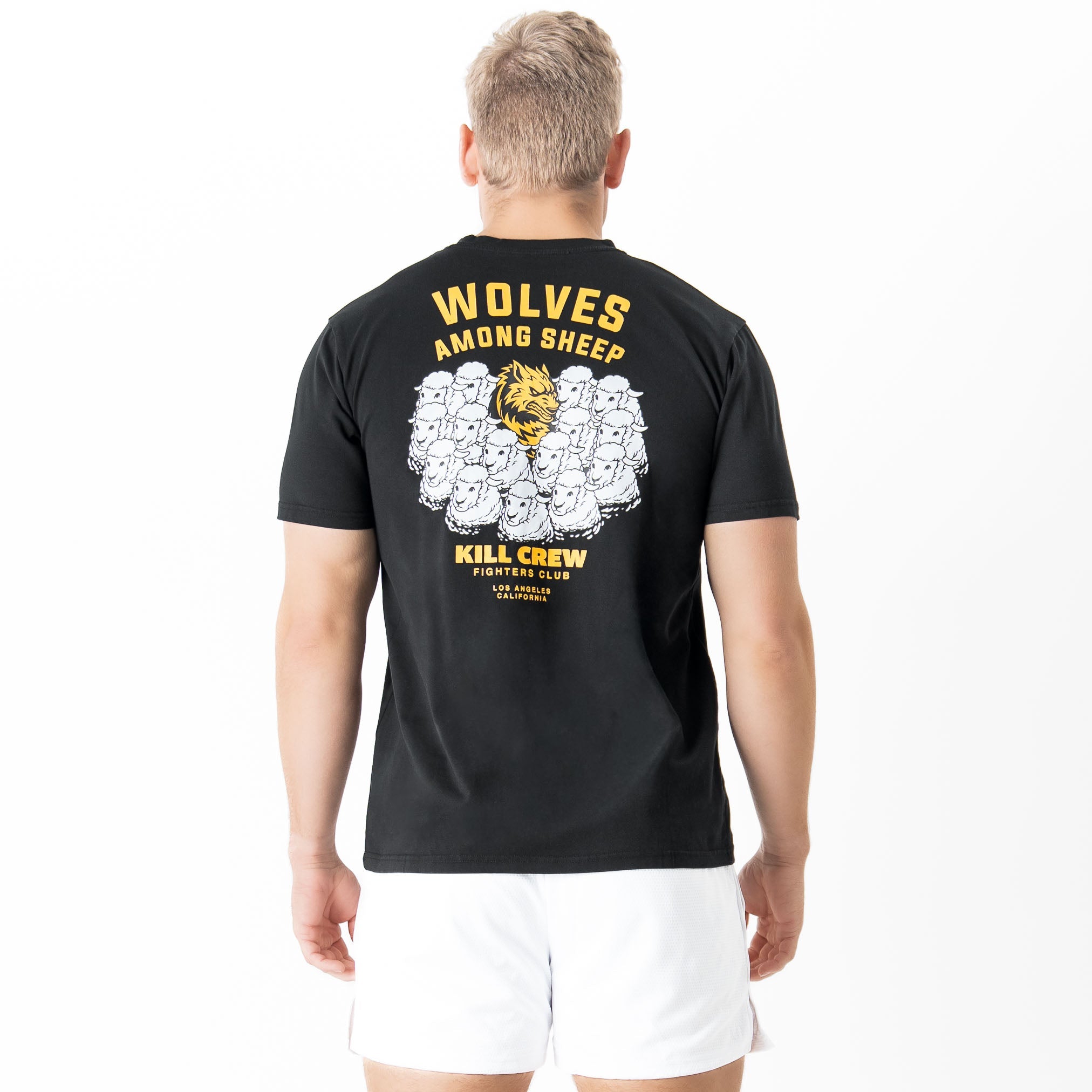 WOLVES AMONG SHEEP T-SHIRT v2 - YELLOW/BLACK