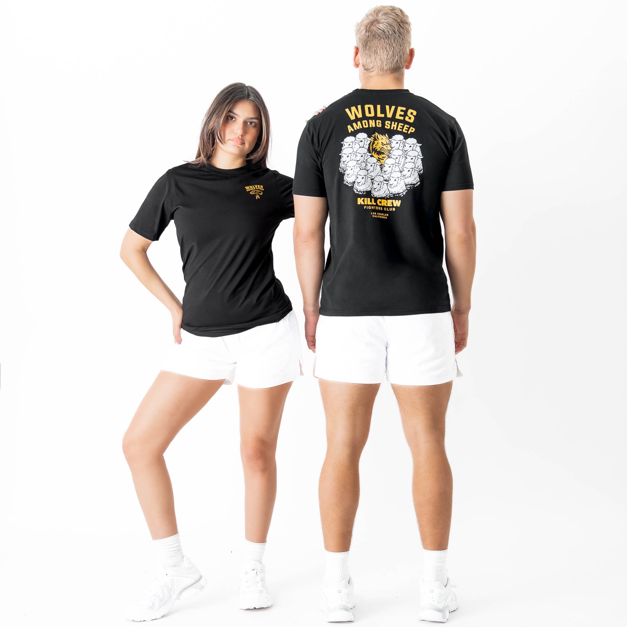 WOLVES AMONG SHEEP T-SHIRT v2 - YELLOW/BLACK