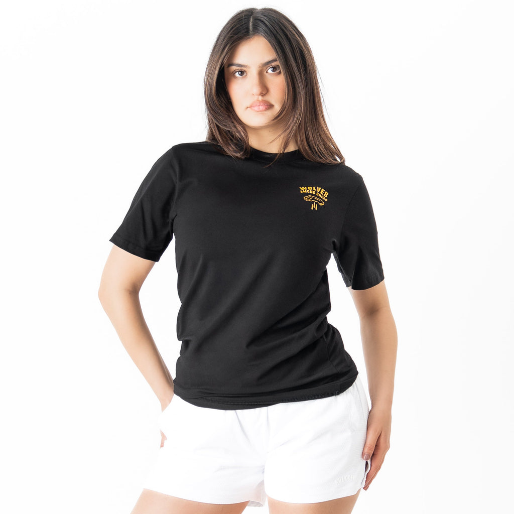 WOLVES AMONG SHEEP T-SHIRT v2 - YELLOW/BLACK