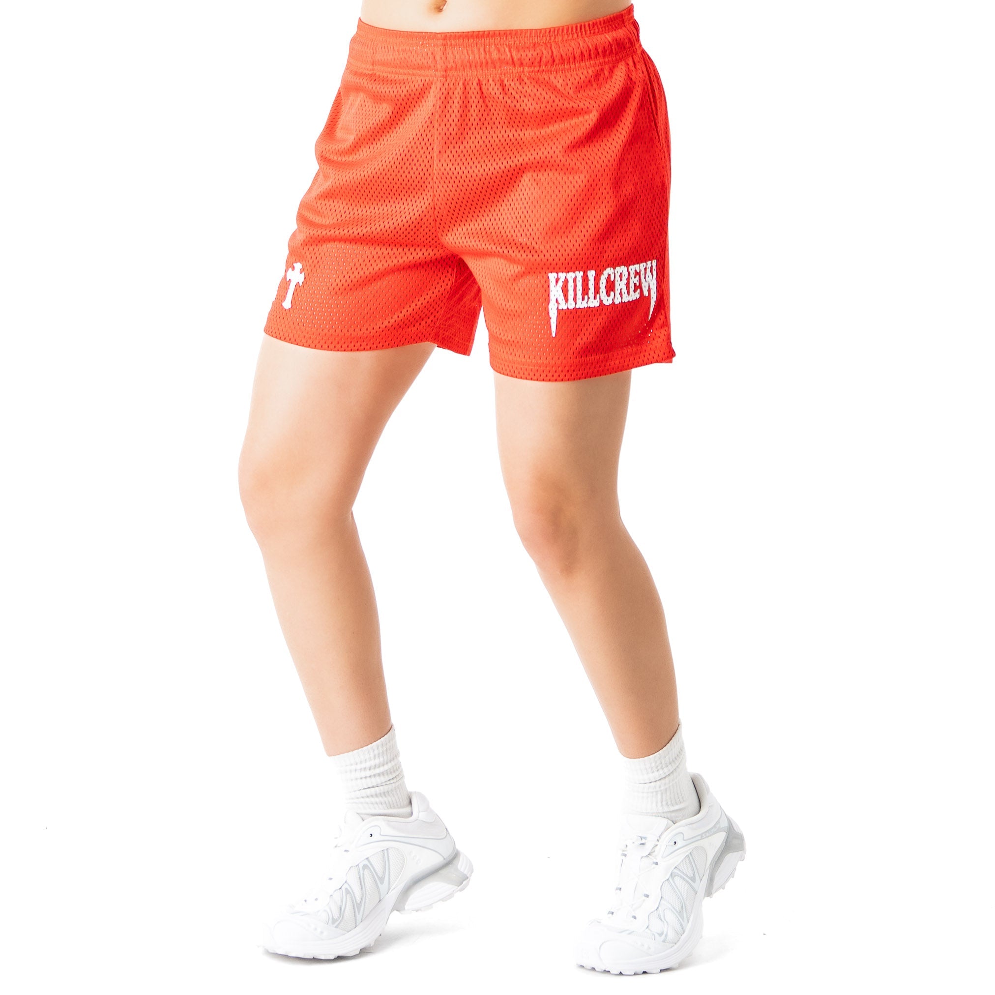 VENTED MESH SHORTS MEDIEVAL - RED / WHITE