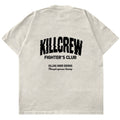 RELAXED FIT RIGOROUS TRAINING T-SHIRT - CREAM / BLACK