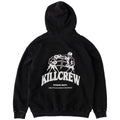 OVERSIZED LUX BOXING DEPARTMENT HOODIE - BLACK / WHITE