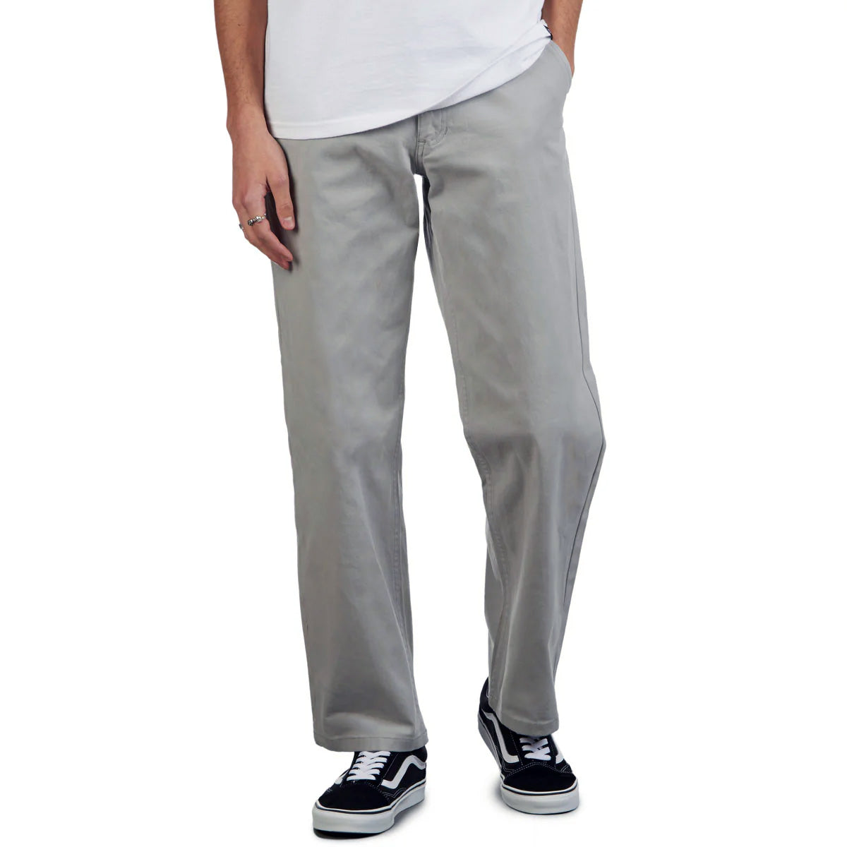 CCS Relaxed Stretch Chino Pants - Dove Grey